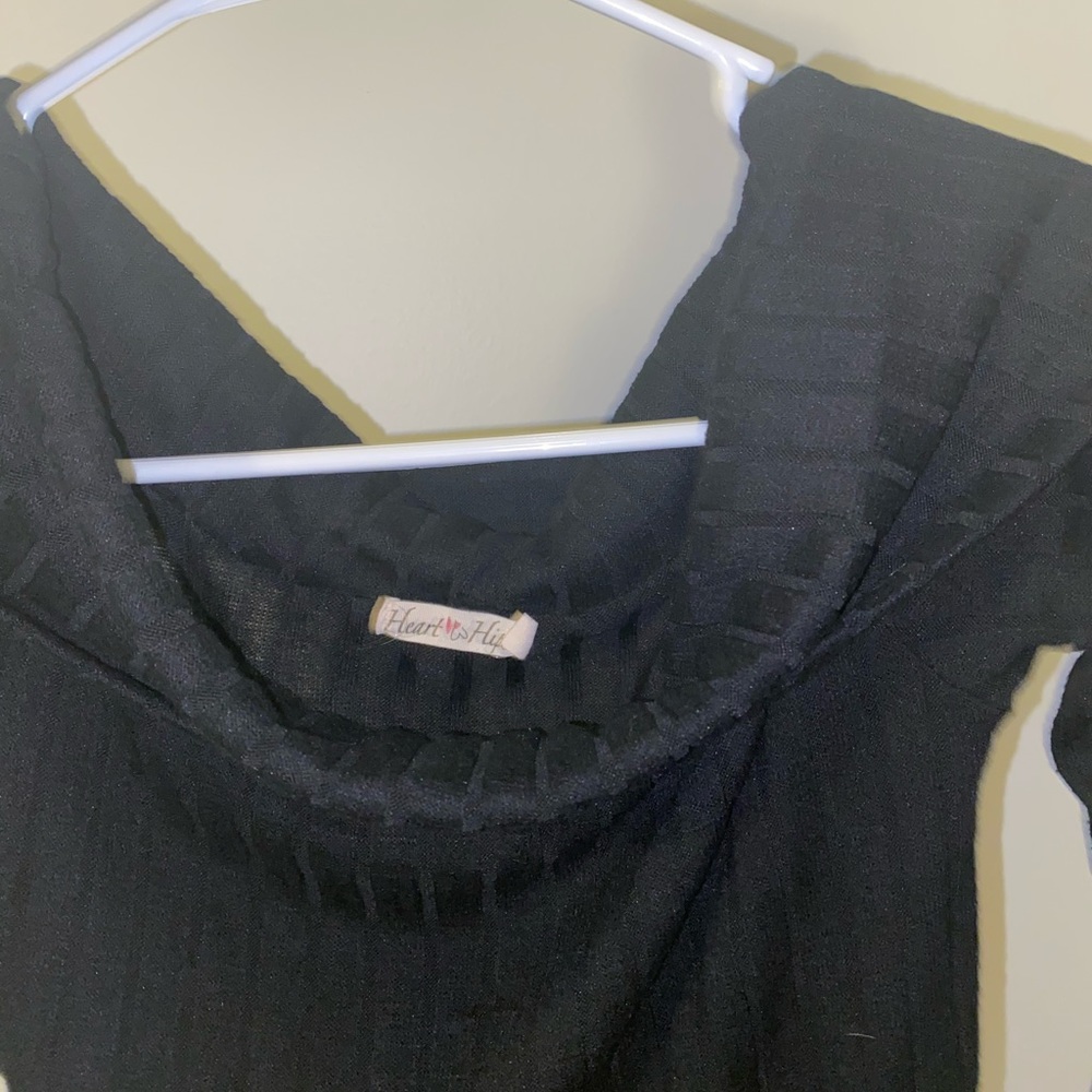 Off the shoulder sweater